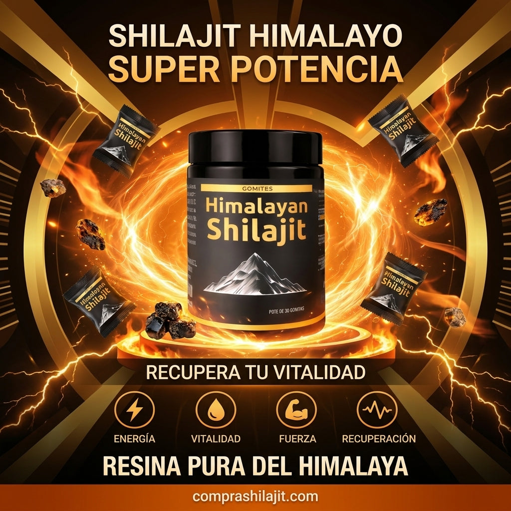 Shilajit Vital Gummies - Potencia Natural para tu Desempeño Sexual